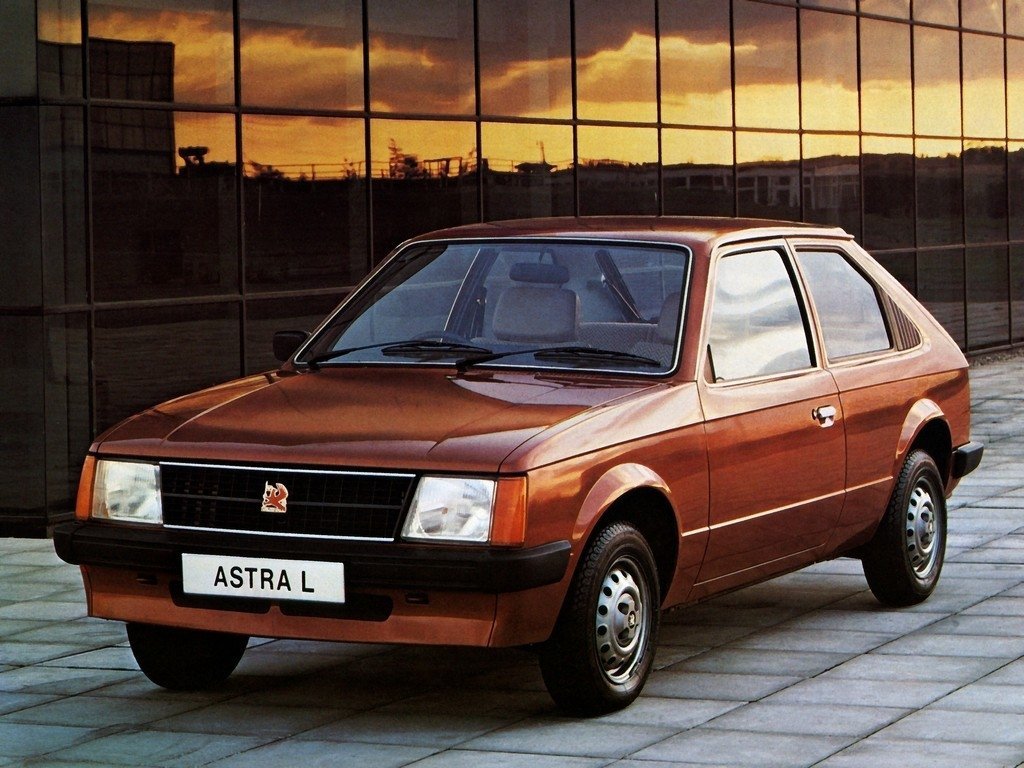 Vauxhall Astra D (Хэтчбек 3 двери, 1979-1984)