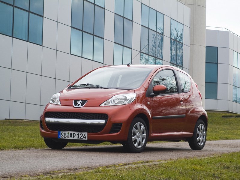 Peugeot 107 I Рестайлинг (Хэтчбек 3 двери, 2009-2012)
